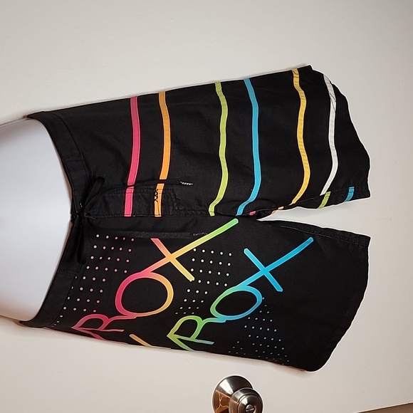 Roxy Boardshorts, Rainbow Colored, Size 5 - Picture 1 of 5
